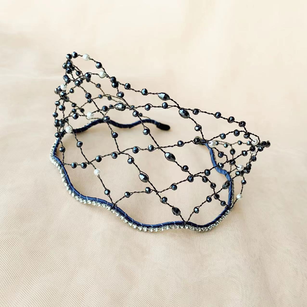 Handmade Beaded Hair Hoop In Korean Version Woven