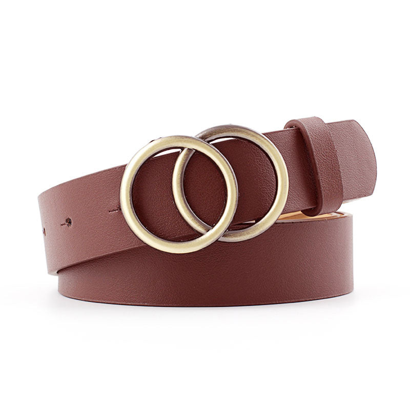 Fashion Ladies Without Needle Hollow Belt