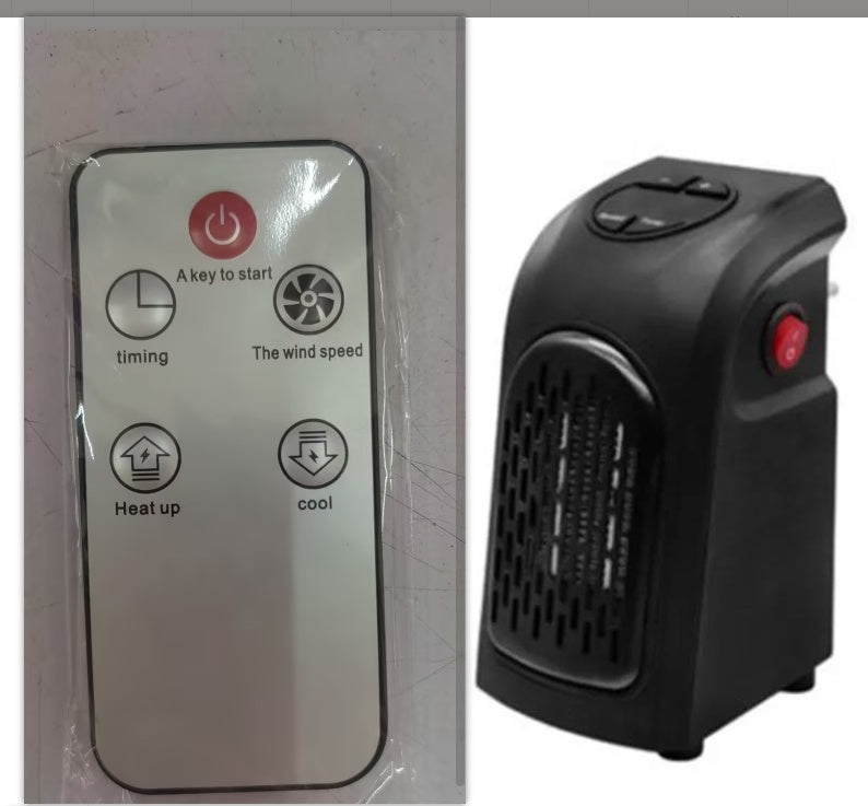 Chauffage d'appoint électrique, mini radiateur mural en céramique pour maison, bureau et camping