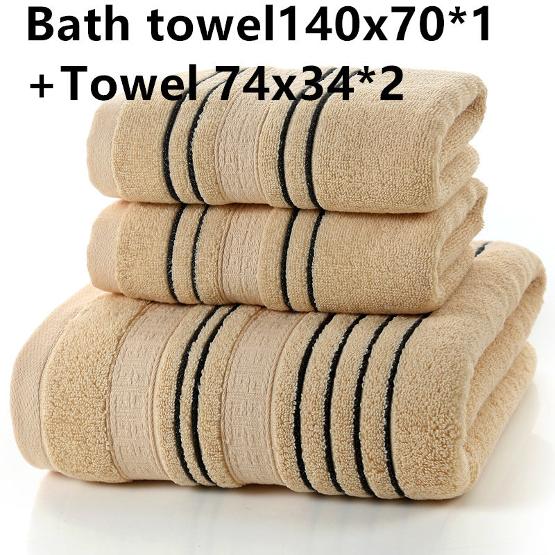 Pure Cotton Thick Soft Absorbent Bath Towel