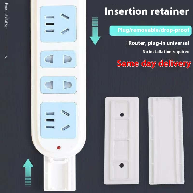 Power Strip Holder Cord Manager Adhesive Punch-free