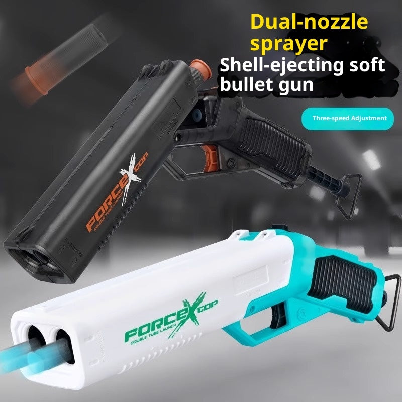 S686 Double-barreled Shotgun Spray Double-barreled Toy Gun Can Launch Children's Simulation Boy