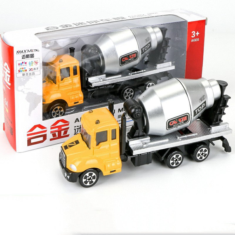 Engineering Vehicle Set Excavator Mixer Truck Children's Toys
