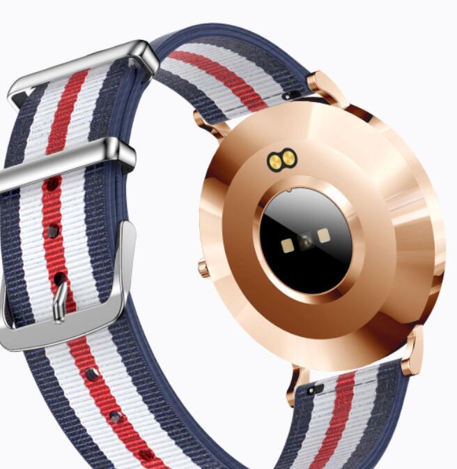 Montre connectée fine T8 pour femmes avec surveillance de la fréquence cardiaque et de la tension artérielle