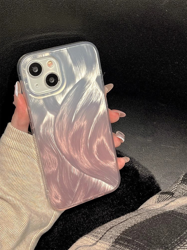High-grade Light Luxury Feather Yarn Phone Case