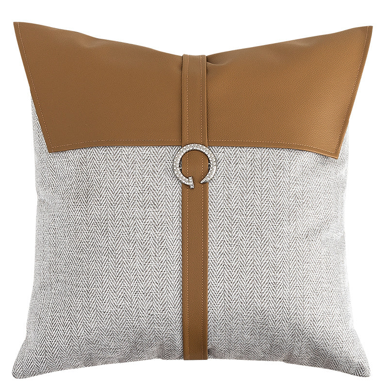 Light Luxury Pillow Cover, Sofa, Living Room, Household Leather