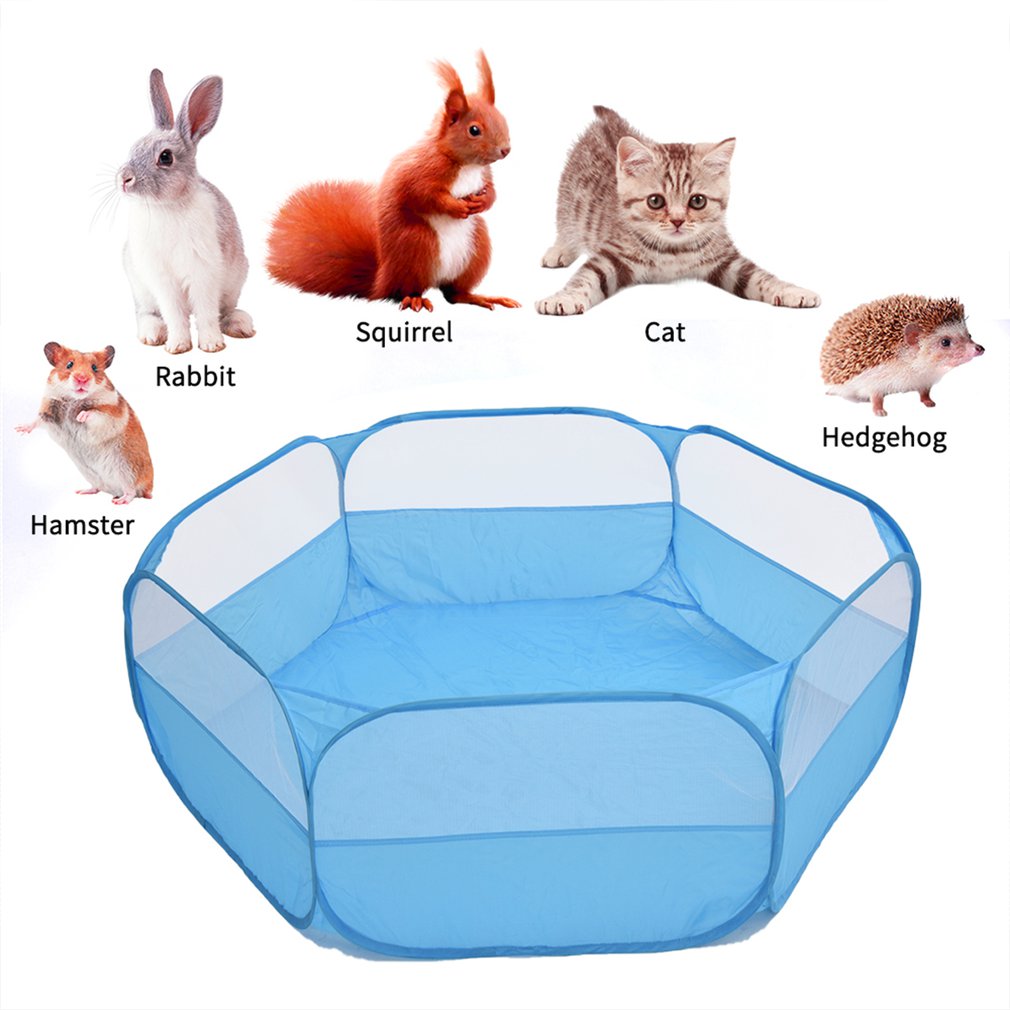 Folding Small Pet Fence Outdoor Indoor Exercise Game Crawling Tent