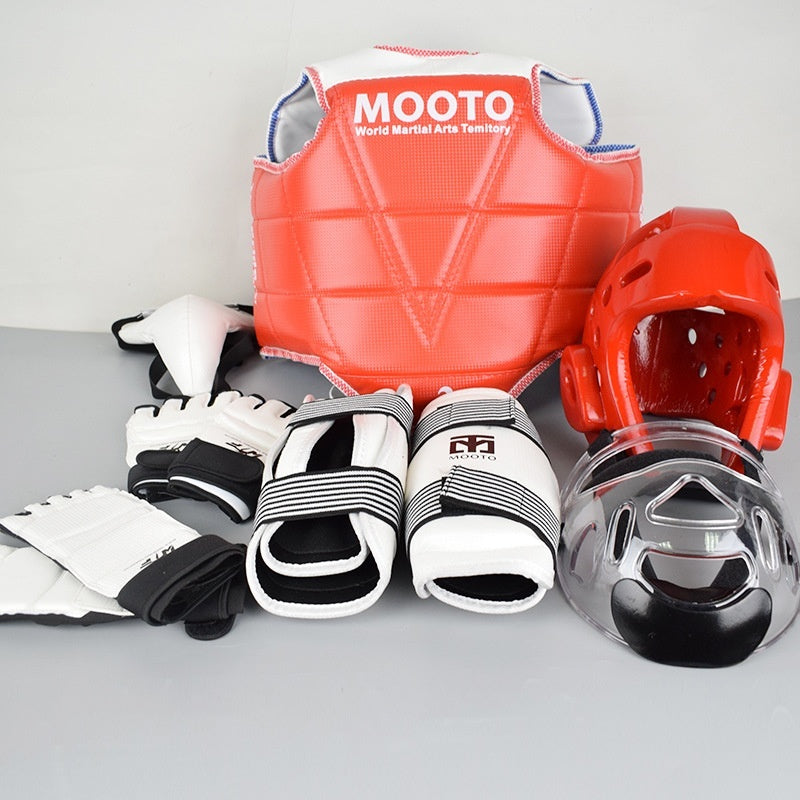 Taekwondo Protective Gear Thickened Combat Equipment Complete Set