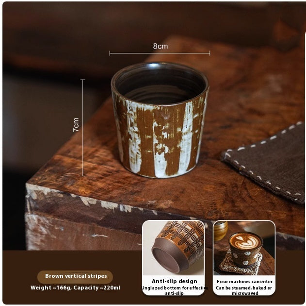 Vintage Ceramic Coffee Cup Good-looking Japanese Style