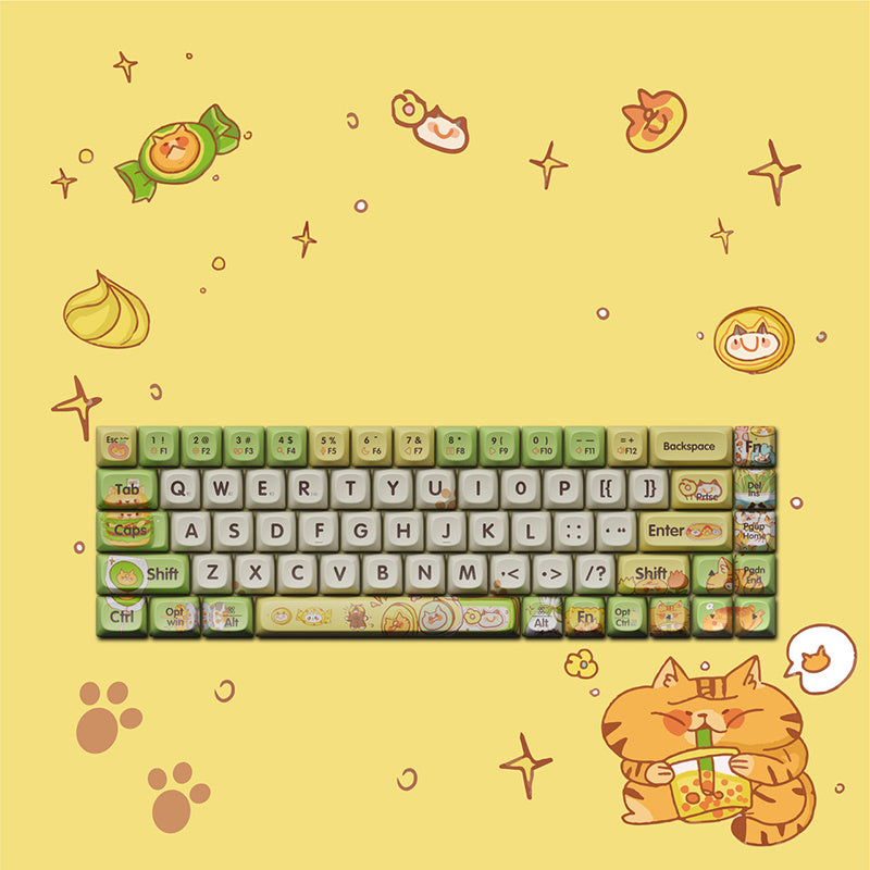 Mechanical Keyboard Original Theme Thermal Sublimation Process Keycaps