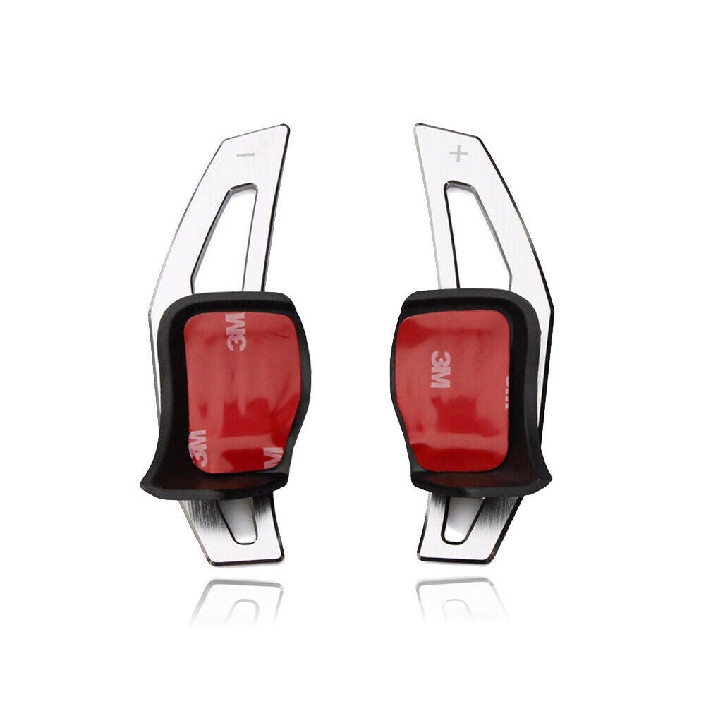 Car Steering Wheel Paddles Are Retrofitted With Interior Trim