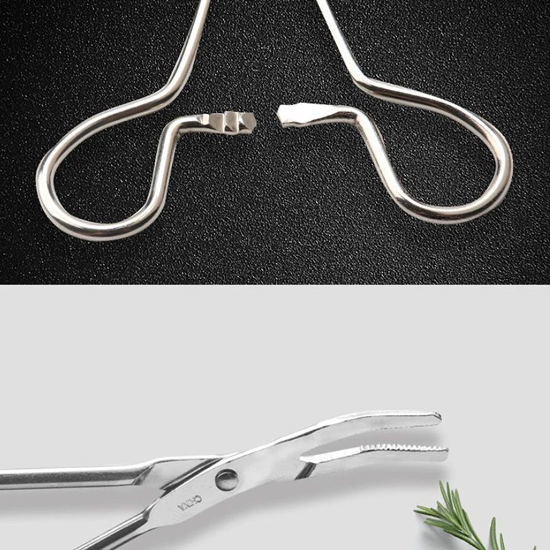 Pet Cat Dog Tweezers Hemostasis And Hair Removal Ear Cleaning Tweezers Needle Seat For Pet Hair Cleaning Ear Tweezers