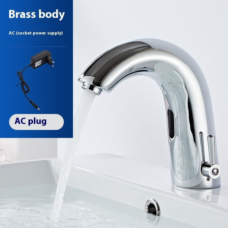 Household Temperature Control Sensor Faucet Hot And Cold Integrated Faucet