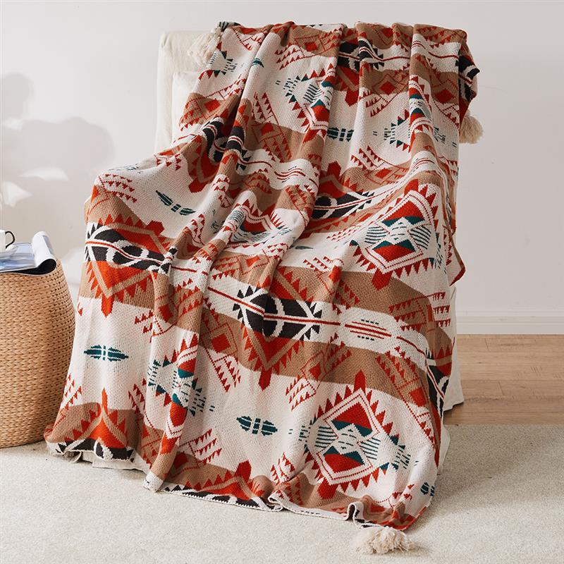 Shawl Acrylic Nap Decorative Sofa Blanket Cover