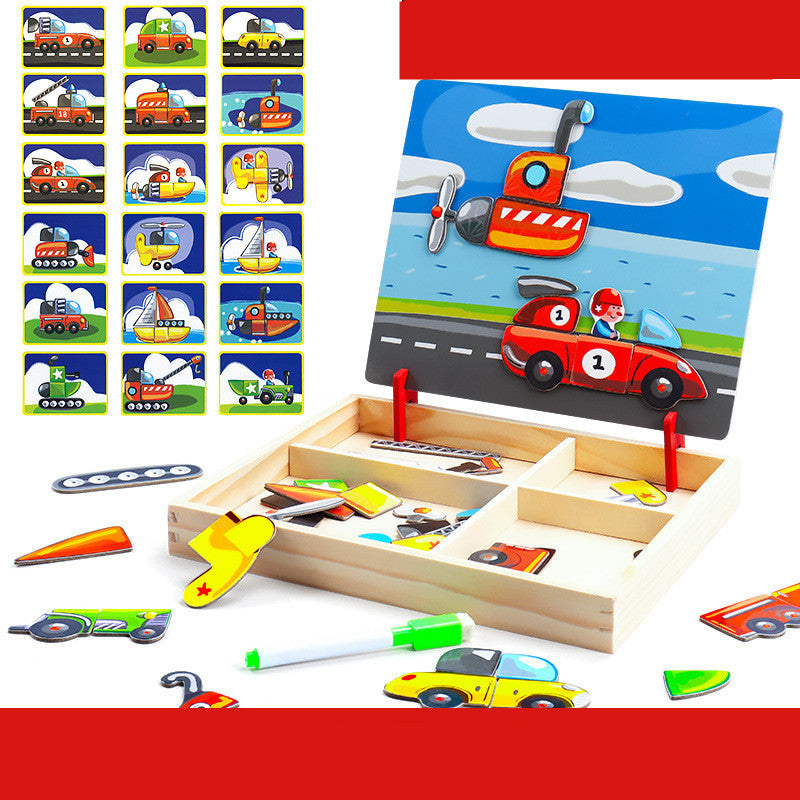 Character Five Senses Magnet Early Learning Educational Toys