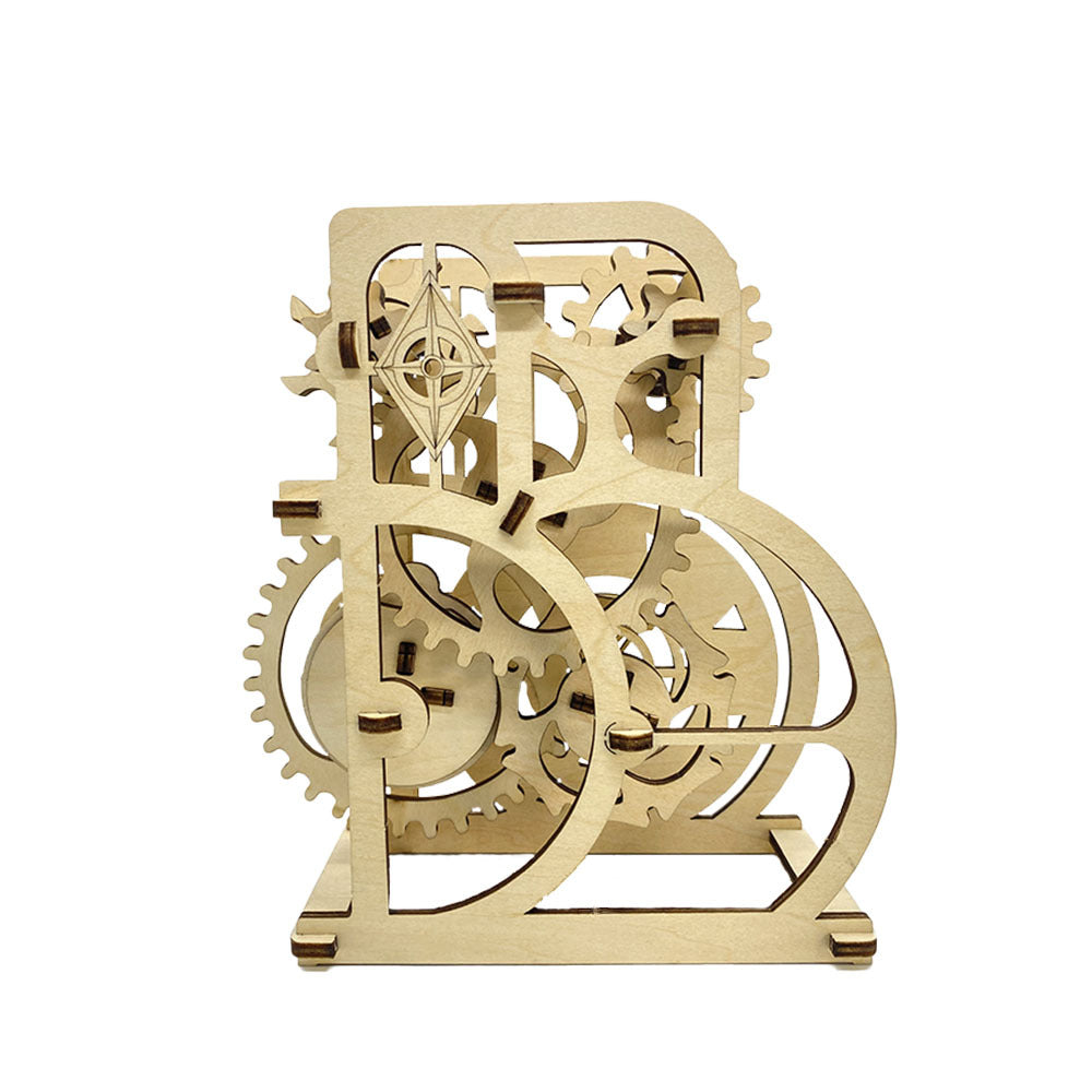 Hand-assembled Wooden Lucky Turntable Puzzle