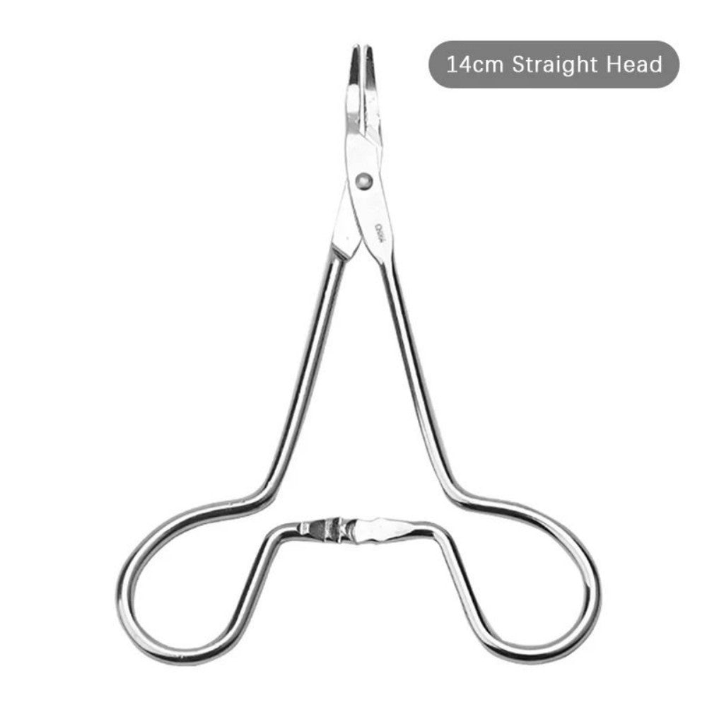 Pet Cat Dog Tweezers Hemostasis And Hair Removal Ear Cleaning Tweezers Needle Seat For Pet Hair Cleaning Ear Tweezers