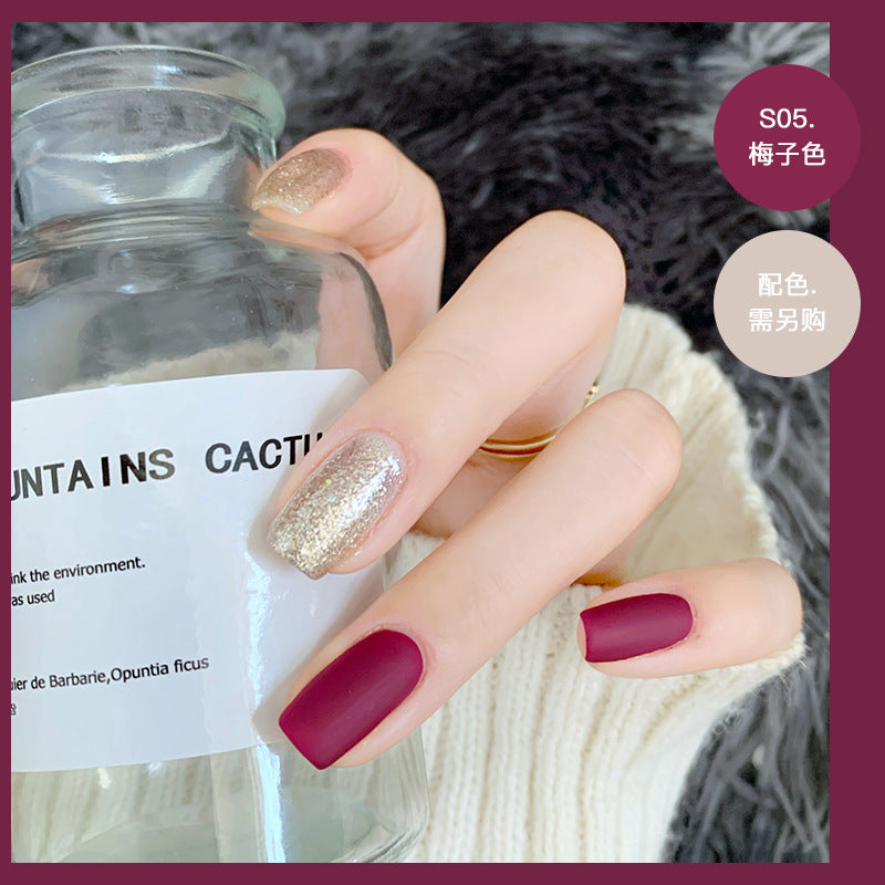 Water-based Matte Nail Polish Autumn And Winter Color Matte Matte Texture