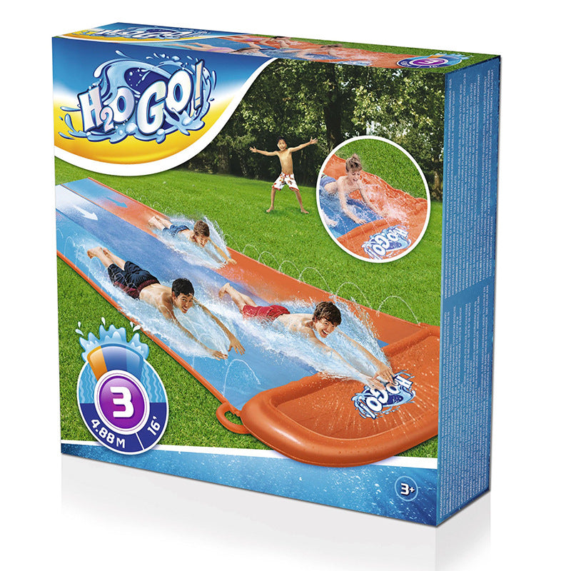 Three-person Surfing Water Skiing Walkway Outdoor Park Lawn Water Spray