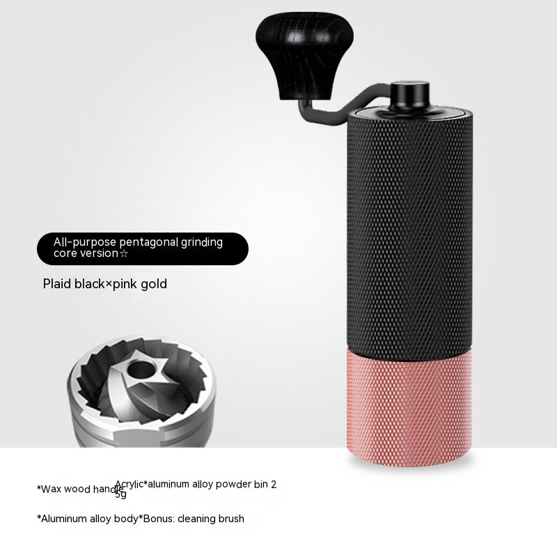 Hand-cranked CNC Stainless Steel Grinding Core Coffee Bean Grinder Coffee Machine