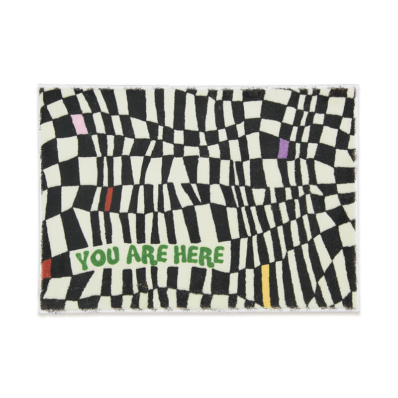 New Cute Girl Plush Small Floor Mat