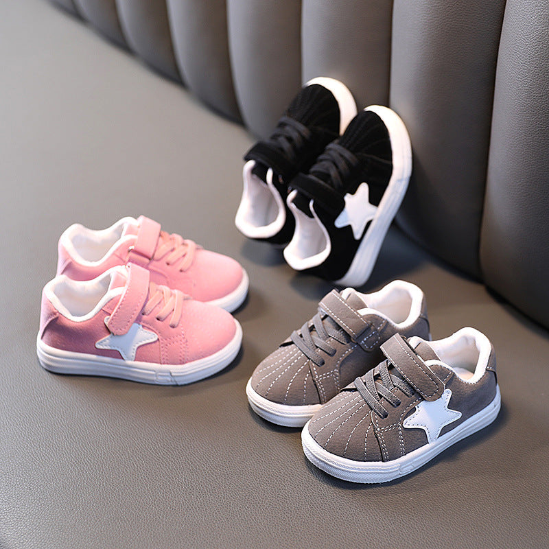 New Children's Casual Soft-soled Boy Star Shoes