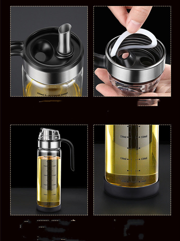 Automatic Opening And Closing Anti-leakage Oil Bottle Seasoning Bottle