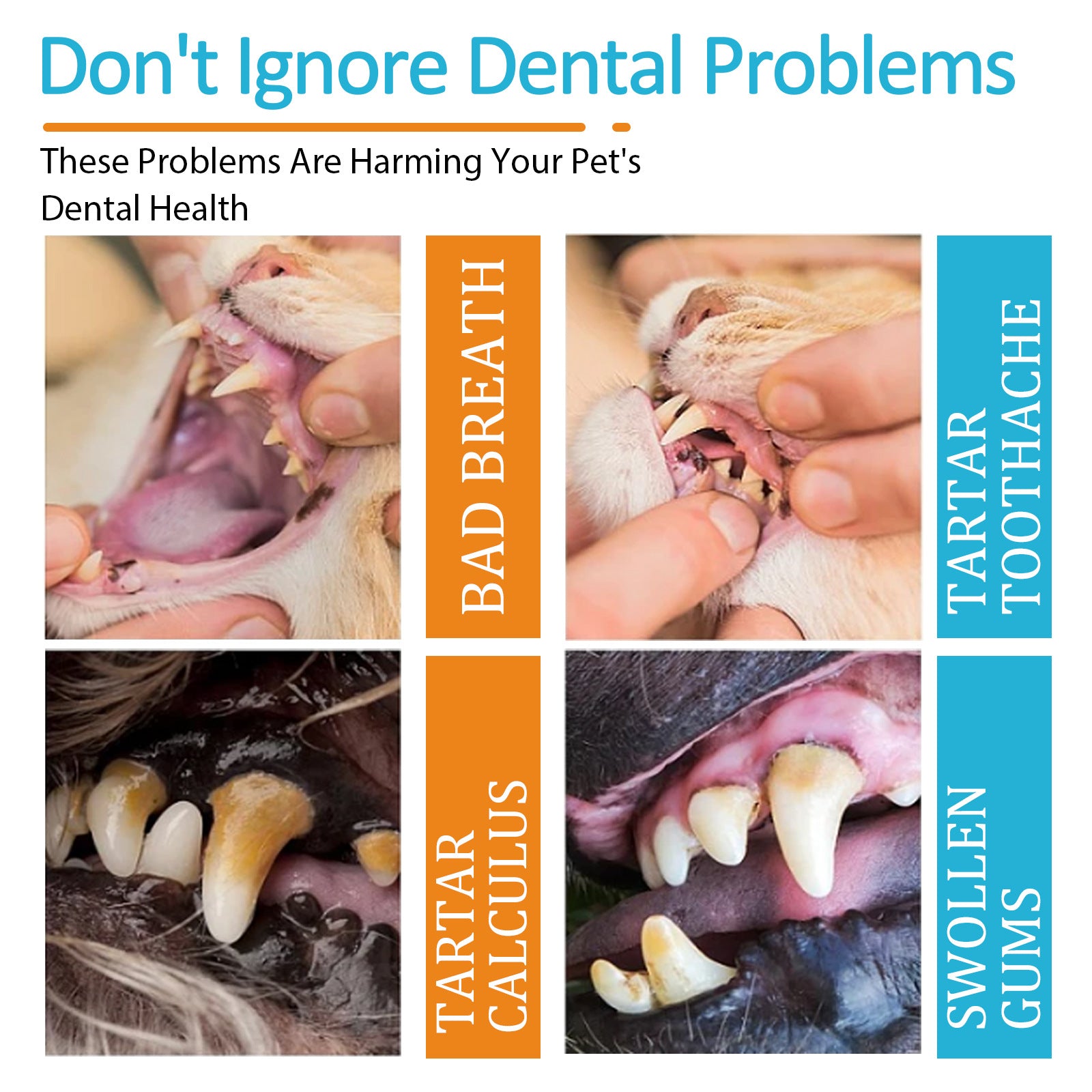 Dog Cat Teeth Cleaning Finger Stall Pet Teeth Cleaning