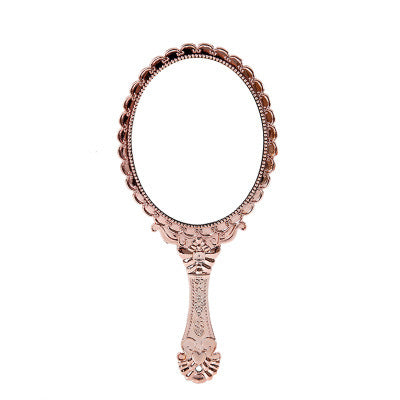 HD Handheld Makeup Mirror Portable Handle