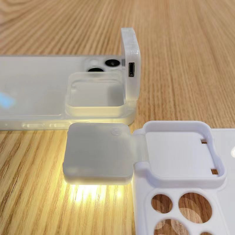 Fashion Minimalist Fill Light Phone Case Protection Cover