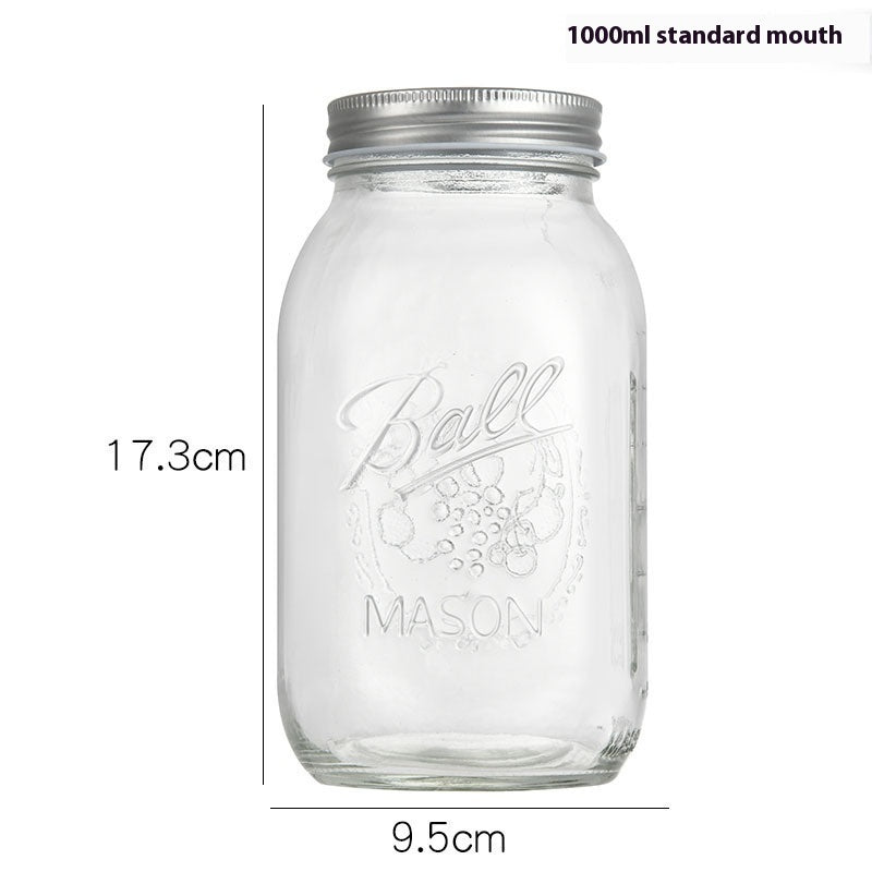 Coctail Glass Mason Cup 16oz Mason Glass Jar With Cover