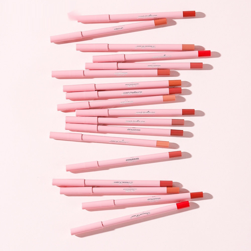 Lip Liner Waterproof Matte Finish Cameo Brown Hook Line Lip Lipstick Pen