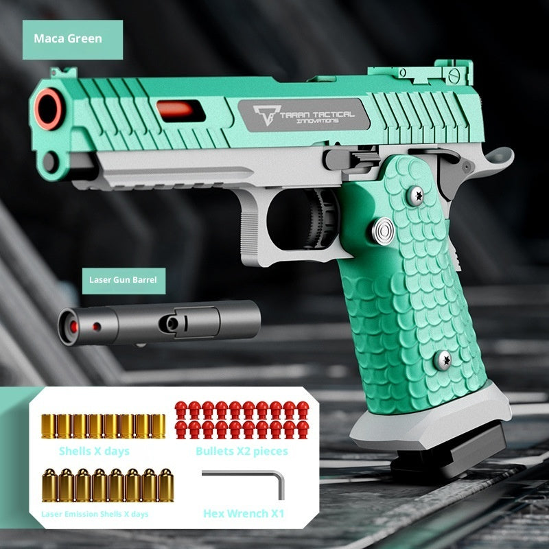 Fashionable Shell-ejecting Toy Gun With Slide Lock