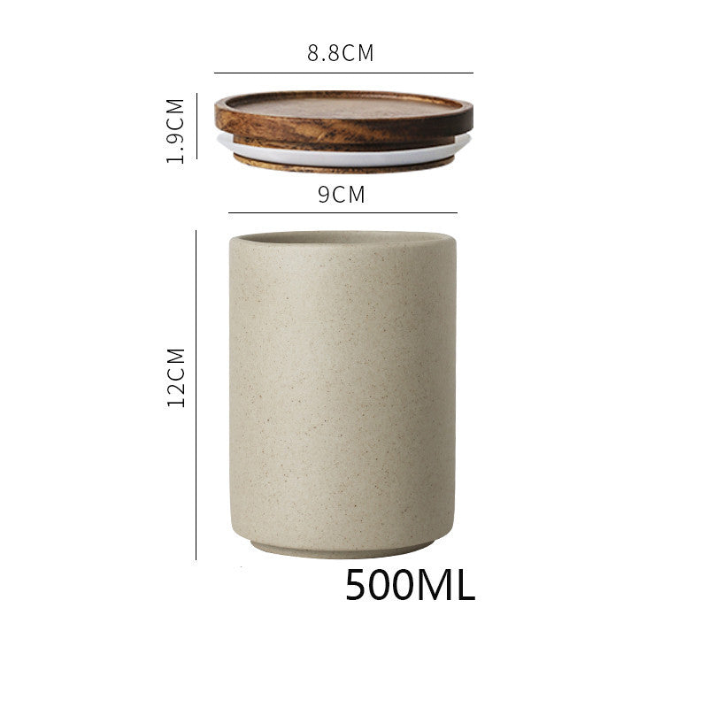 Ceramic Sealed Tea Storage Jar For Grain Storage Moisture-proof
