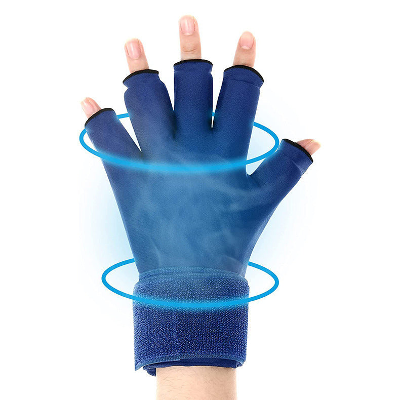 Sports Shock Absorption Protective Gel Ice Gloves