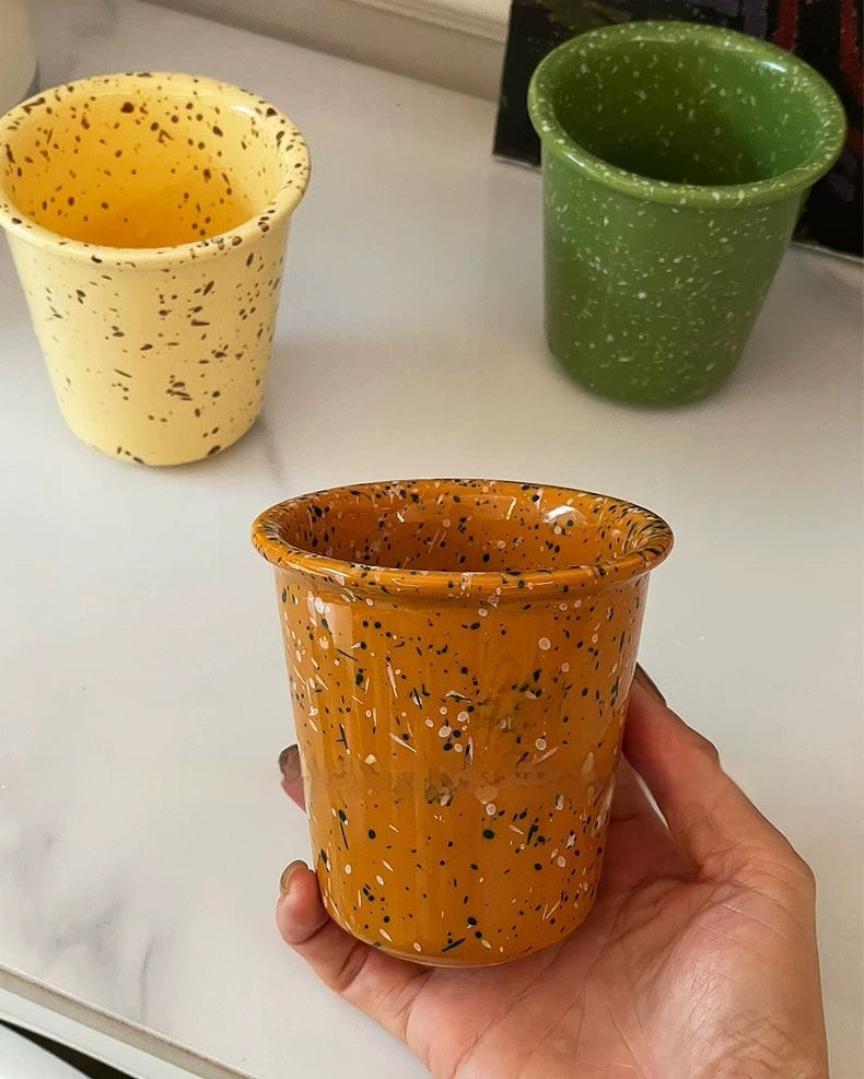 Ceramic Splash Ink Coffee Cup Mug