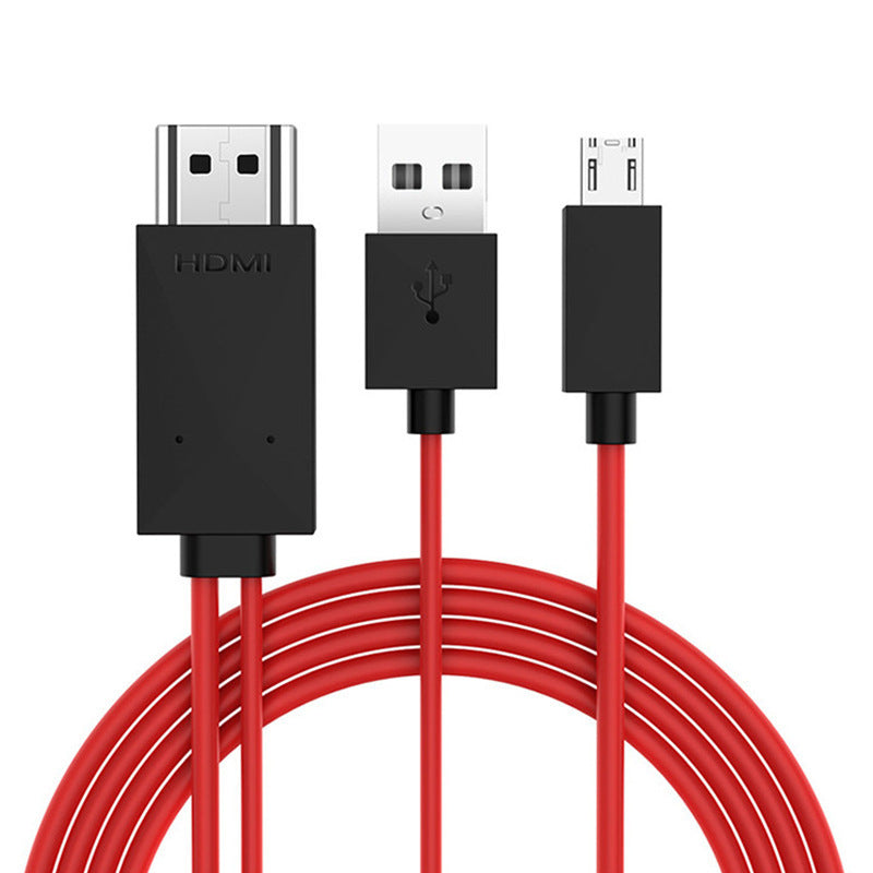 Mobile Phone To HDMI TV With Screen Cable Micro Usb Android Phone Adapter Plug And Play