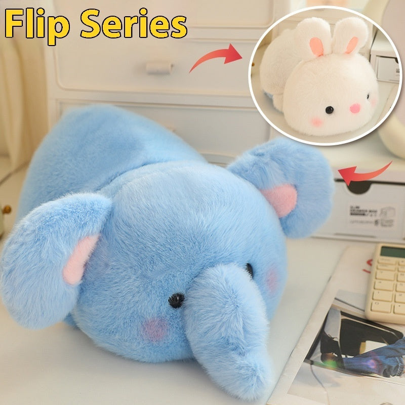 Jouets en peluche Éléphant Pingouin Panda Petit panda Lapin blanc Cadeau d'anniversaire pour fille