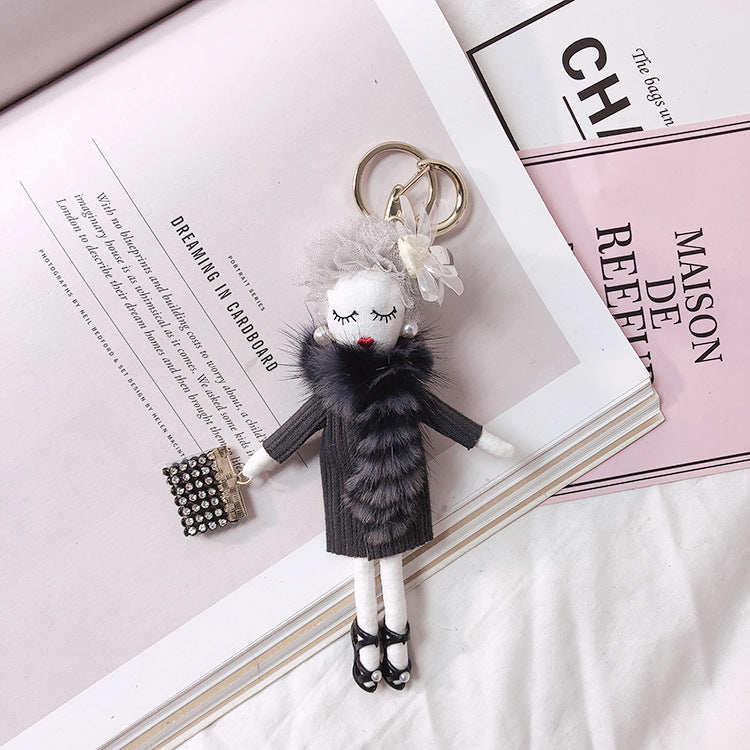 Girl Heart Doll Keychain Accessories