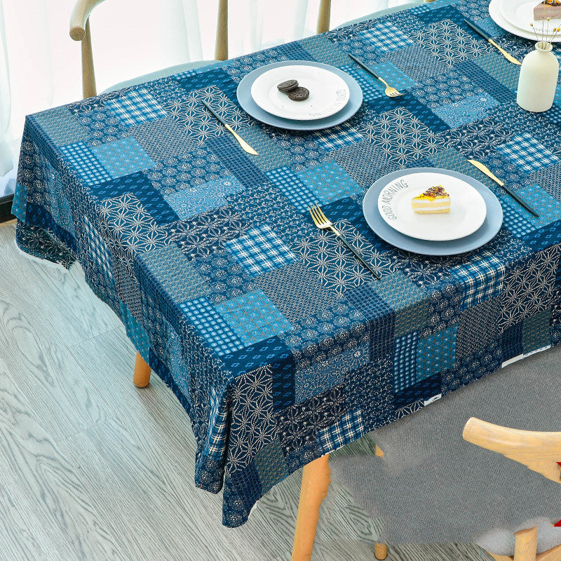 Tablecloth Printed Cotton Linen Table Cloth Rectangle
