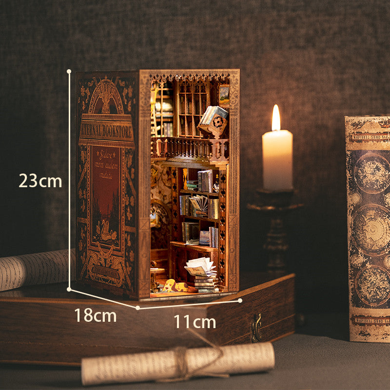 Handmade DIY Bookstand Assembled Miniature Model Ideas