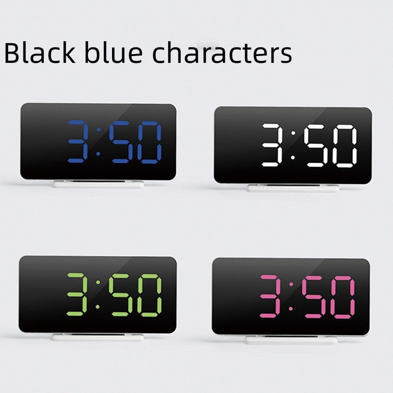 Plug-in Simple Digital Snooze Alarm Clock For Students' Bedside Bedroom