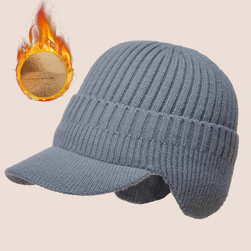 Men's Outdoor Warm Ear Protection Knitted Hat