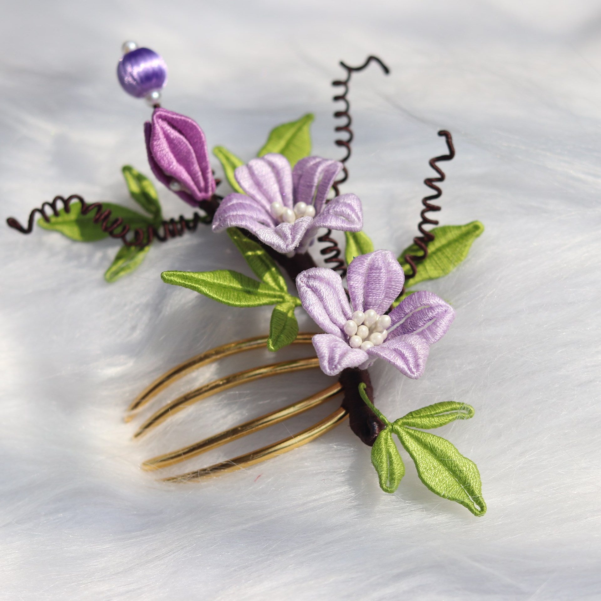 Flower-entangled Hair Accessories Morning Glory