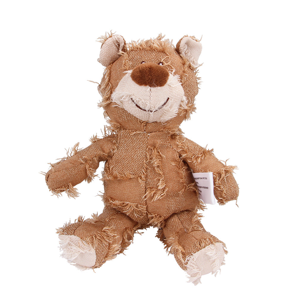 Molar Sound Plush Tooth Cleaning Dog Toy