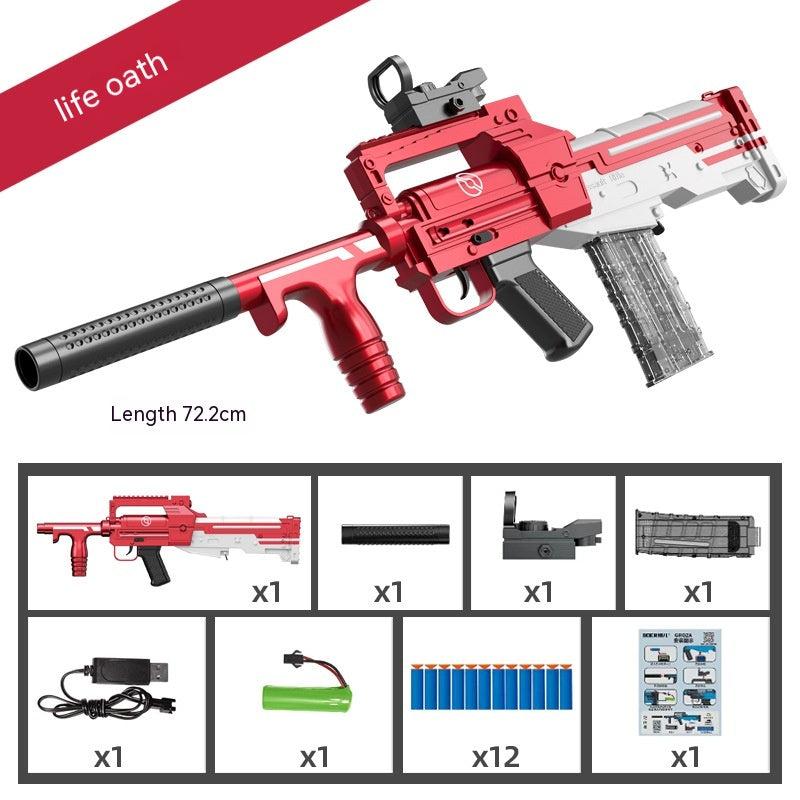 Electric Continuous Hair Chicken Soft Bullet Gun