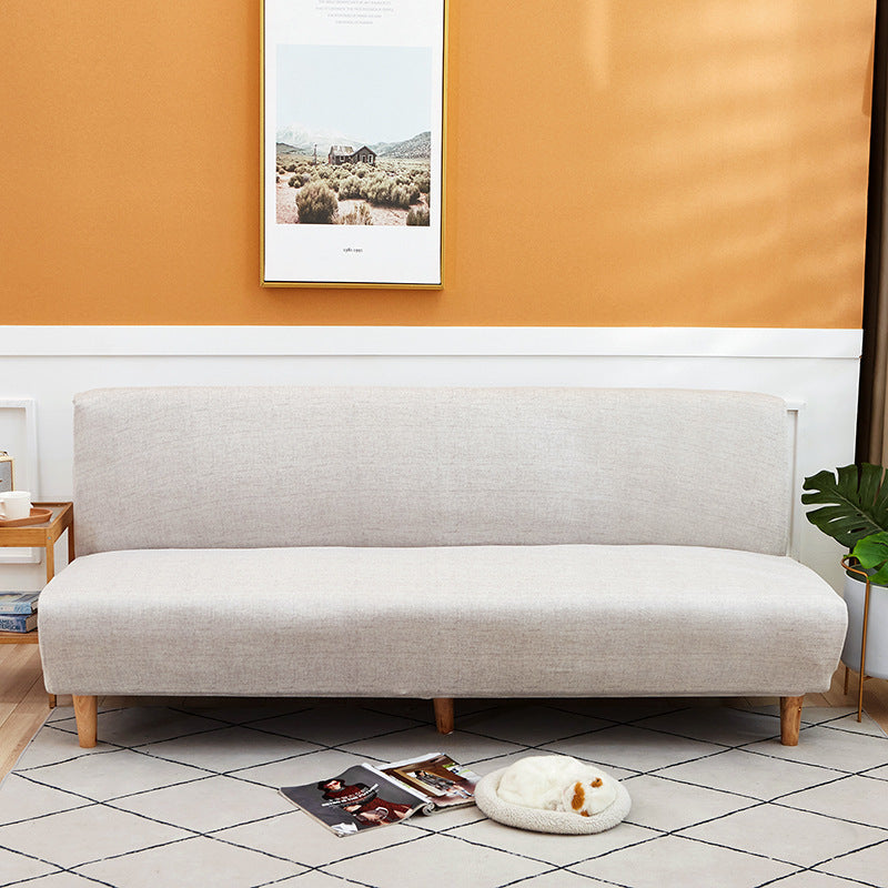 All-Inclusive Stretch Fabric Armless Sofa Towel Sofa Cover