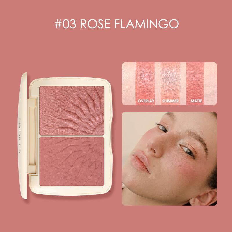 Three-dimensional Light Effect Highlighting Blush Shadow
