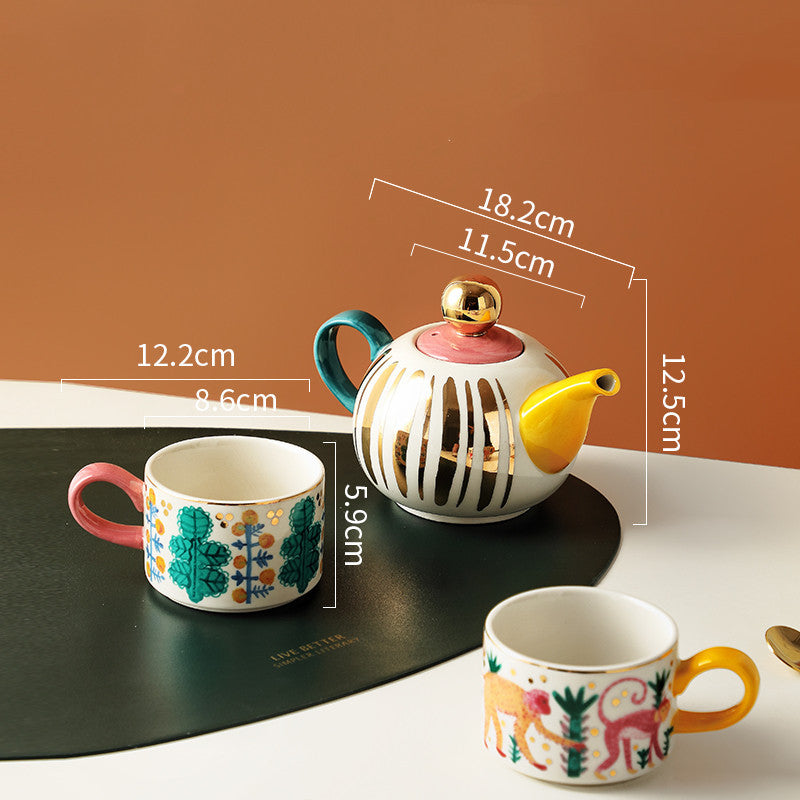 Housewife Teapot Tea Household Cup Set