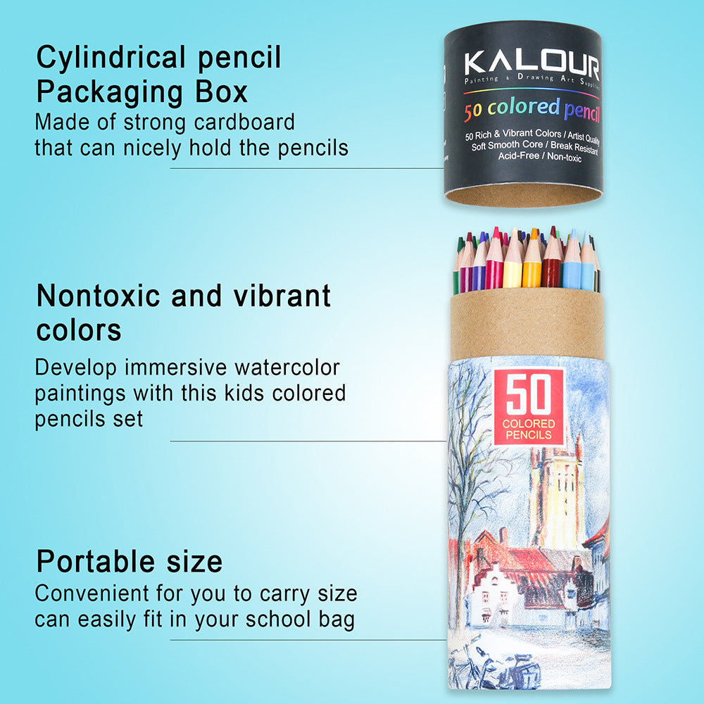 Hand Painted Graffiti Colored Pencil Set